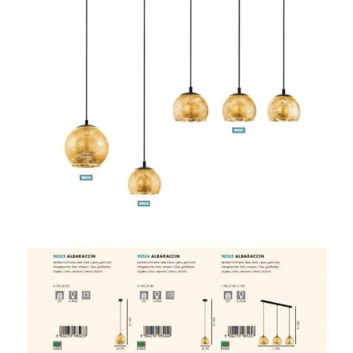 Люстра Eglo ALBARACCIN 98525