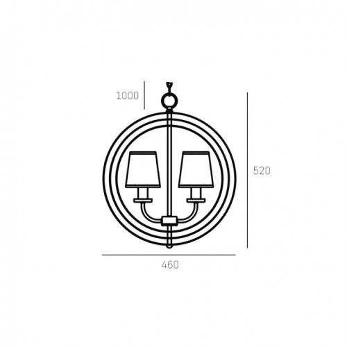 Люстра CosmoLight Orlando P06441CH