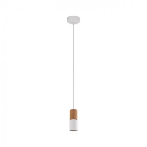 Люстра TK Lighting ELIT WHITE/WOOD 6305