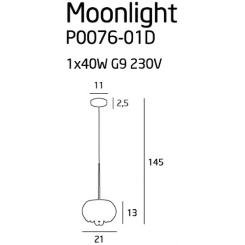 Люстра MAXlight MOONLIGHT P0076-01D