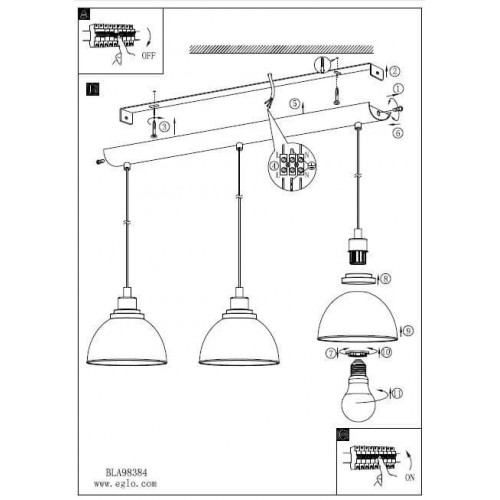 Люстра Eglo BELESER 98384