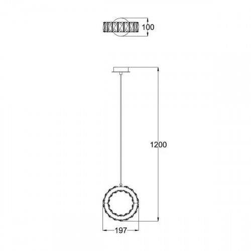 Люстра Zuma Line PLATT PL180407-1