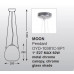 Люстра Zuma Line MOON P19066B-D25