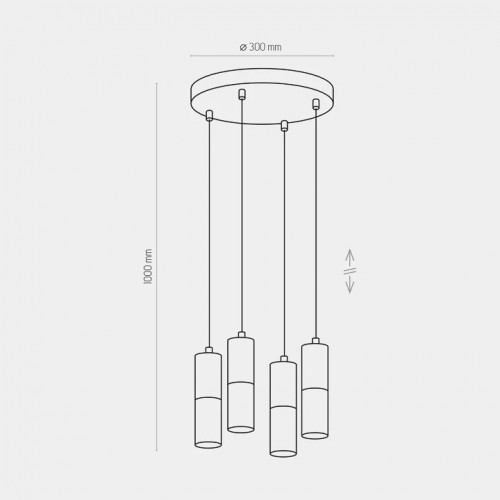 Люстра TK Lighting ELIT BLACK 4364