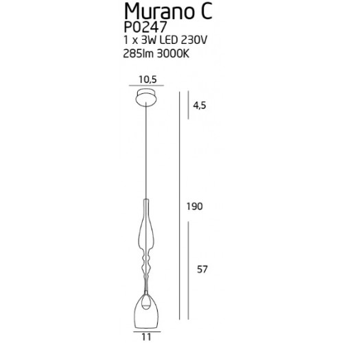 Люстра MAXlight MURANO C P0247