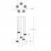 Люстра Zuma Line GEM P0389-05D-F4AC