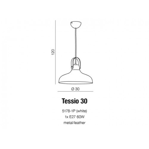 Люстра AZzardo TESSIO 30 AZ1289 (51781PWH )