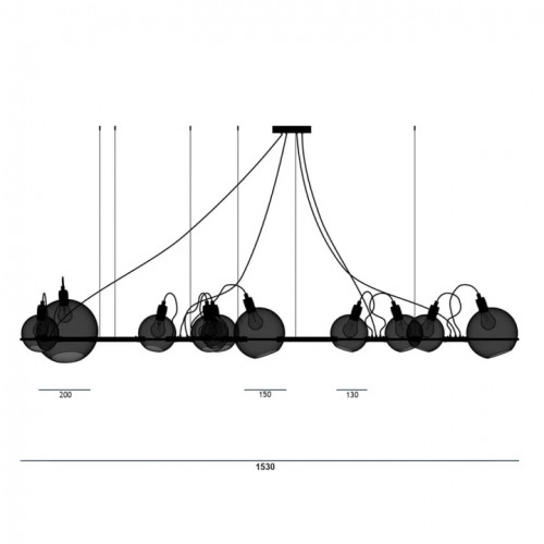 Люстра Pikart LINE G1200 28968-10