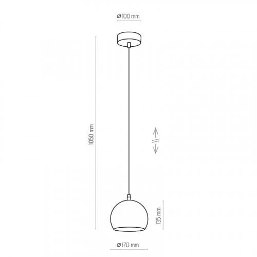 Люстра TK Lighting YODA GOLD ORBIT 3429