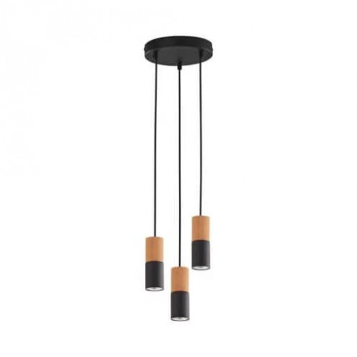 Люстра TK Lighting ELIT BLACK WOOD 6310