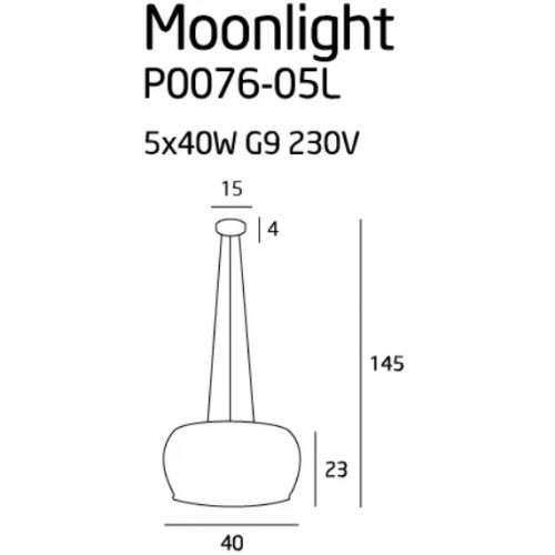 Люстра MAXlight MOONLIGHT P0076-05L