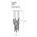 Люстра MAXlight SAPHIR P0393