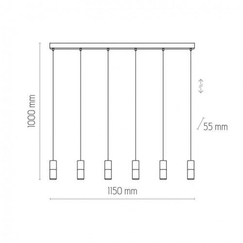 Люстра TK Lighting ELIT WHITE/WOOD 6308