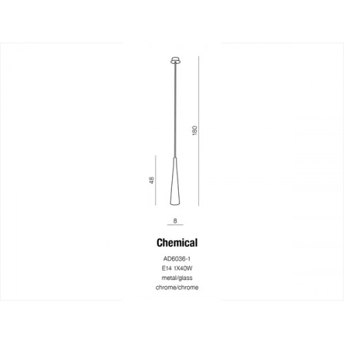 Люстра AZzardo CHEMICAL AZ0998 (LC/LP39575PX )