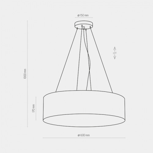 Люстра TK Lighting RONDO 1037