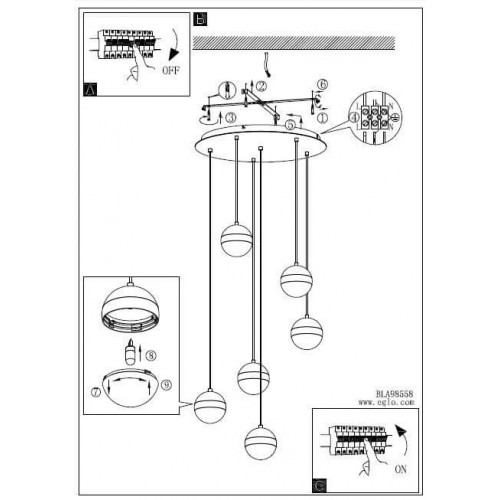 Люстра Eglo LICOROTO 98558