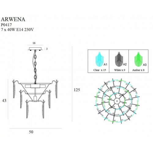 Люстра Markslojd TORINO 107783