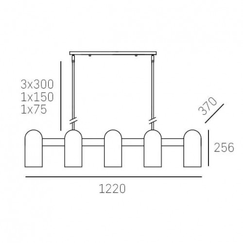 Люстра CosmoLight SEOUL P10742BK