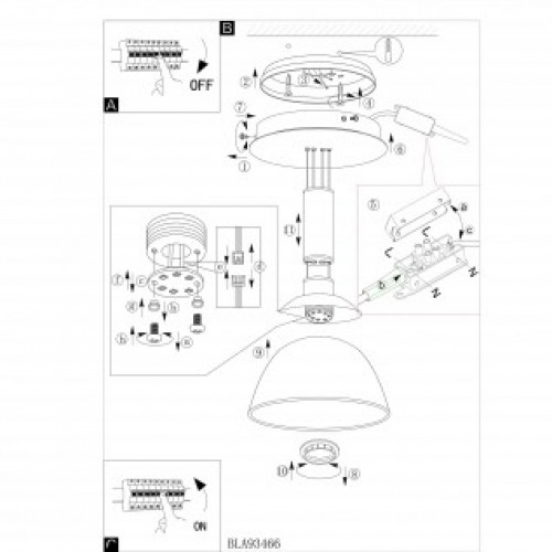 Люстра Eglo MONTEFIO 93466