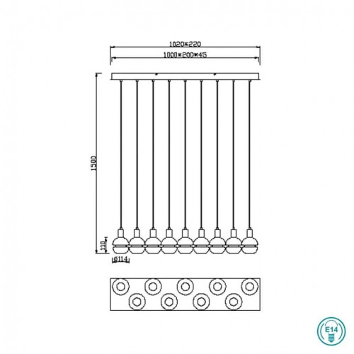 Люстра Trio MELA 313100932