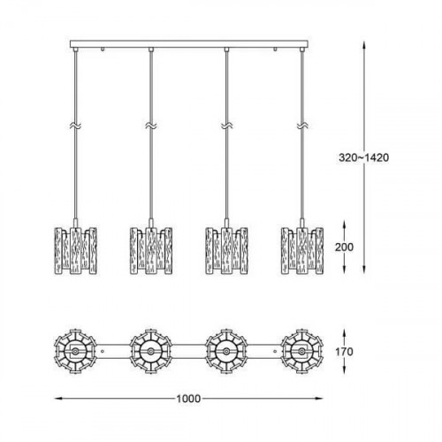 Люстра Eglo Townshend 33165