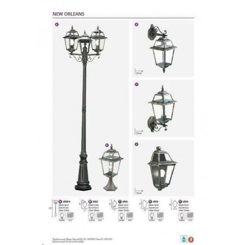 Люстра Searchlight Milo 3096-6CC