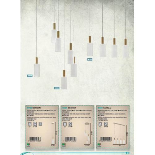 Люстра Eglo OAKHAM 49758