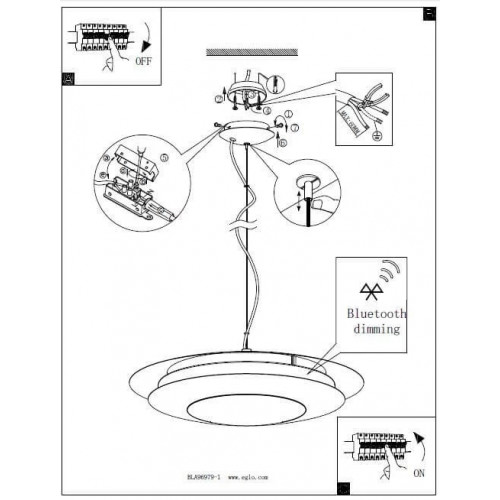 Люстра Eglo MONEVA 98042