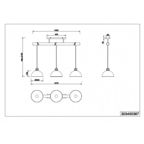 Люстра Trio DELHI 303400367