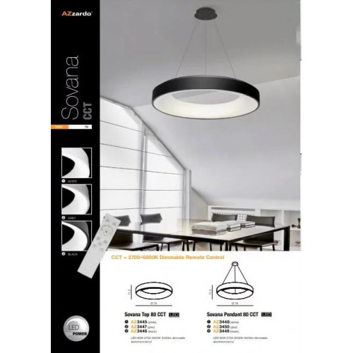 Люстра AZzardo SOVANA 80 CCT LED AZ3450