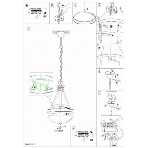 Підвісний світильник Eglo Savoy 82747