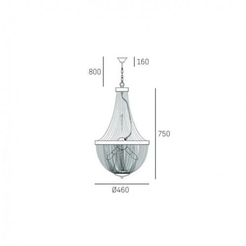 Люстра DFTP ANGLE 2020673003