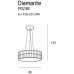 Люстра MAXlight DIAMANTE P0238