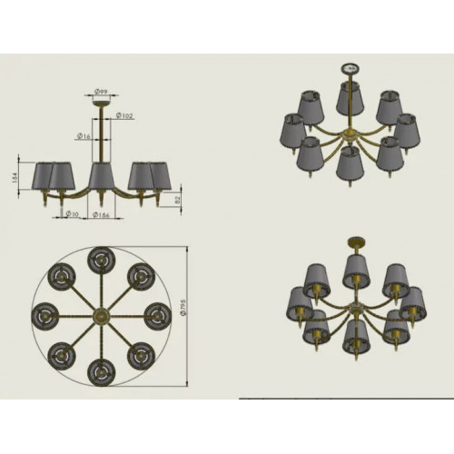 Підвісний світильник DFTP Dee 2.0 84413001