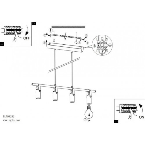 Люстра Eglo BOCADELLA 98347