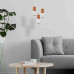 Люстра TK Lighting ELIT WHITE/WOOD 6306