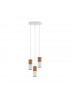 Люстра TK Lighting ELIT WHITE/WOOD 6306