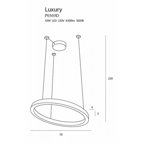 Люстра MAXlight TIPI P0353