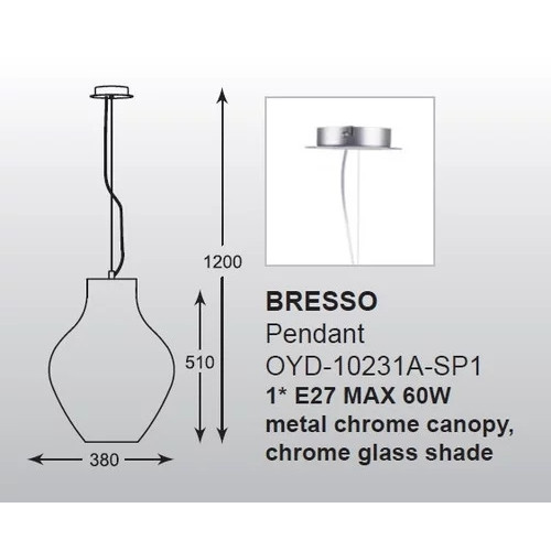 Люстра Zuma Line BRESSO P19066A-D38