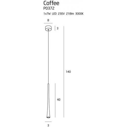 Люстра MAXlight COFFEE P0338