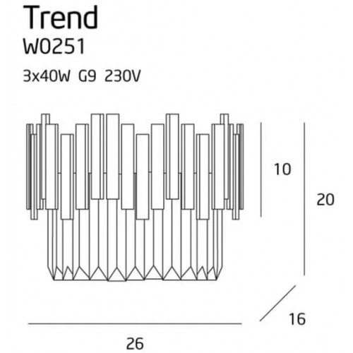Люстра Searchlight BISTRO 2682-2AB