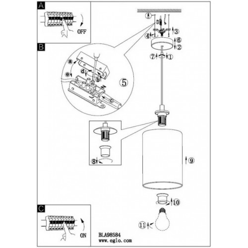 Люстра Eglo CADAQUES 98585