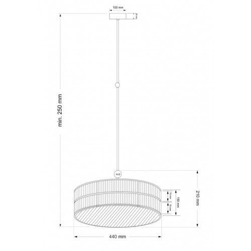 Люстра Kutek LAVONE LAV-ZW-6(P)440-2/R