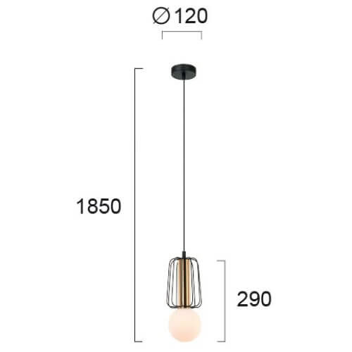 Люстра Viokef FEDRA 4247200