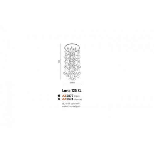 Люстра AZzardo LUVIA XL AZ2573