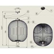 Люстра Pikart ТURN ON LIGHT 13402-3