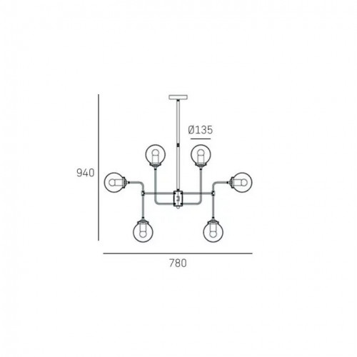 Люстра CosmoLight Boston P08959BR