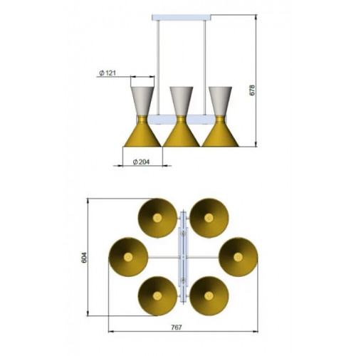Люстра Pikart Простір 5420