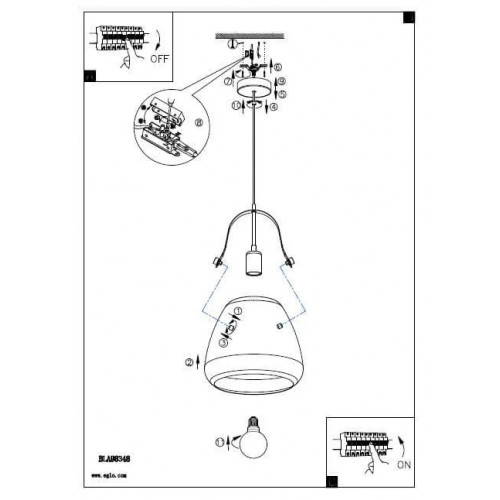 Люстра Eglo BEDNALL 98348