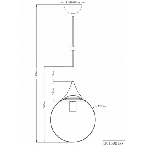 Люстра Trio MIDAS 301600106